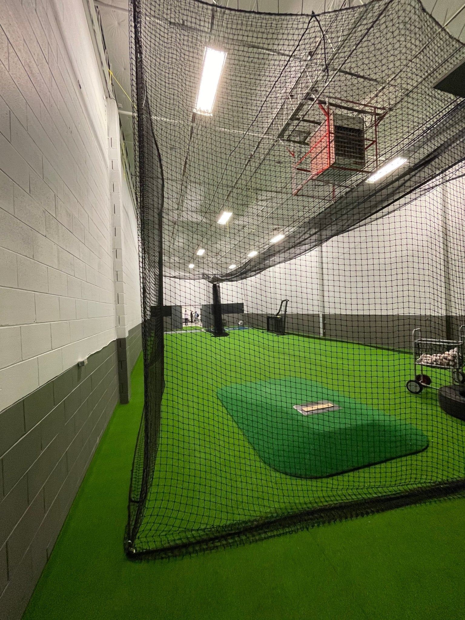 indoor batting cage design